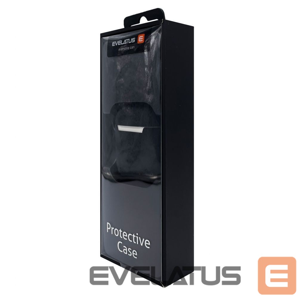Korpus kõrvaklappidele Evelatus Apple Airpods Case EAC05 Black