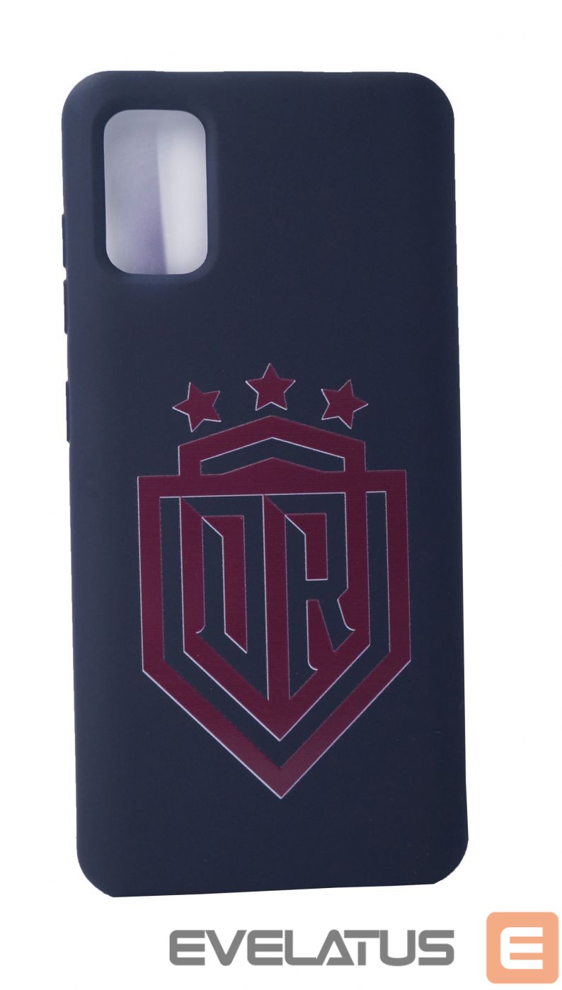 Tagakaaned Evelatus Samsung A41 Soft Touch Silicone Case DR Logo N1 Red Black