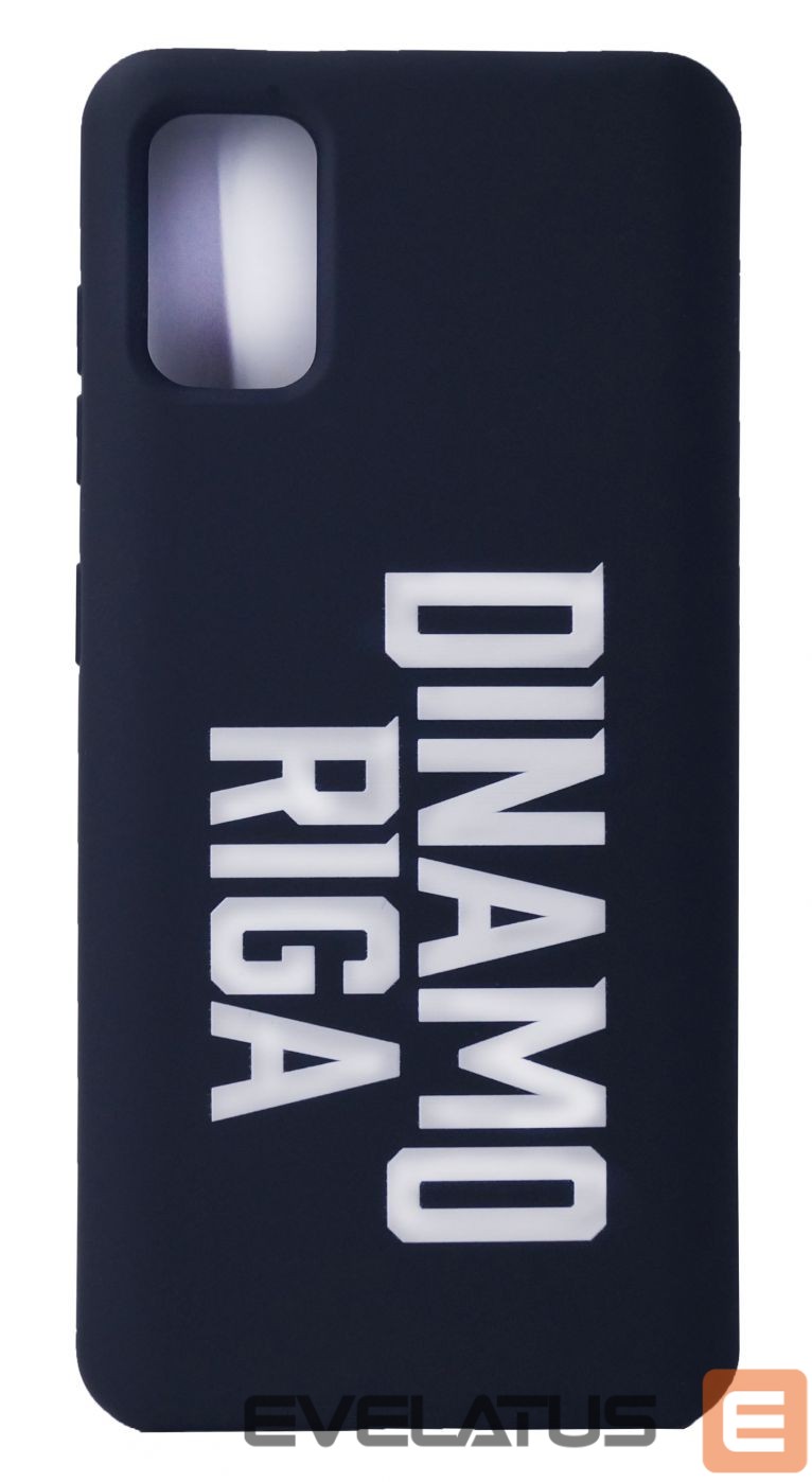 Tagakaaned Evelatus Samsung A41 Soft Touch Silicone Case DR Logo N2 White Black