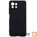 Tagakaaned Evelatus Xiaomi Mi 11 Lite/11 Lite 5G/11 Lite 5G NE Nano Silicone Case Soft Touch TPU Black