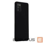 Tagakaaned Evelatus Samsung Galaxy A02s Nano Silicone Case Soft Touch TPU Black