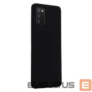 Tagakaaned Evelatus Samsung Galaxy A02s Nano Silicone Case Soft Touch TPU Black