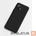 Tagakaaned Evelatus Xiaomi Mi 11 Lite/11 Lite 5G/11 Lite 5G NE Nano Silicone Case Soft Touch TPU Black