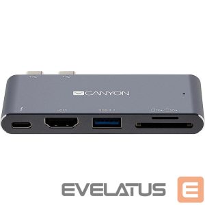 Üleminek Canyon  DS-5 Multiport Docking Station with 5 port Space Gray