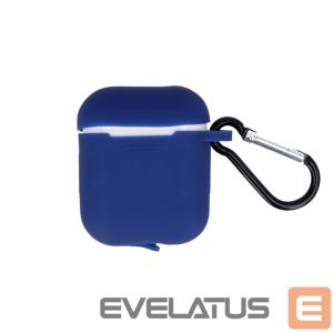 Korpus kõrvaklappidele GreenGo  Apple AirPods Silicone Case with Hook Dark Blue