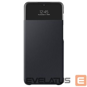 Kaaned - kaaned Samsung  Galaxy A42 5G Smart S View Wallet Cover Black