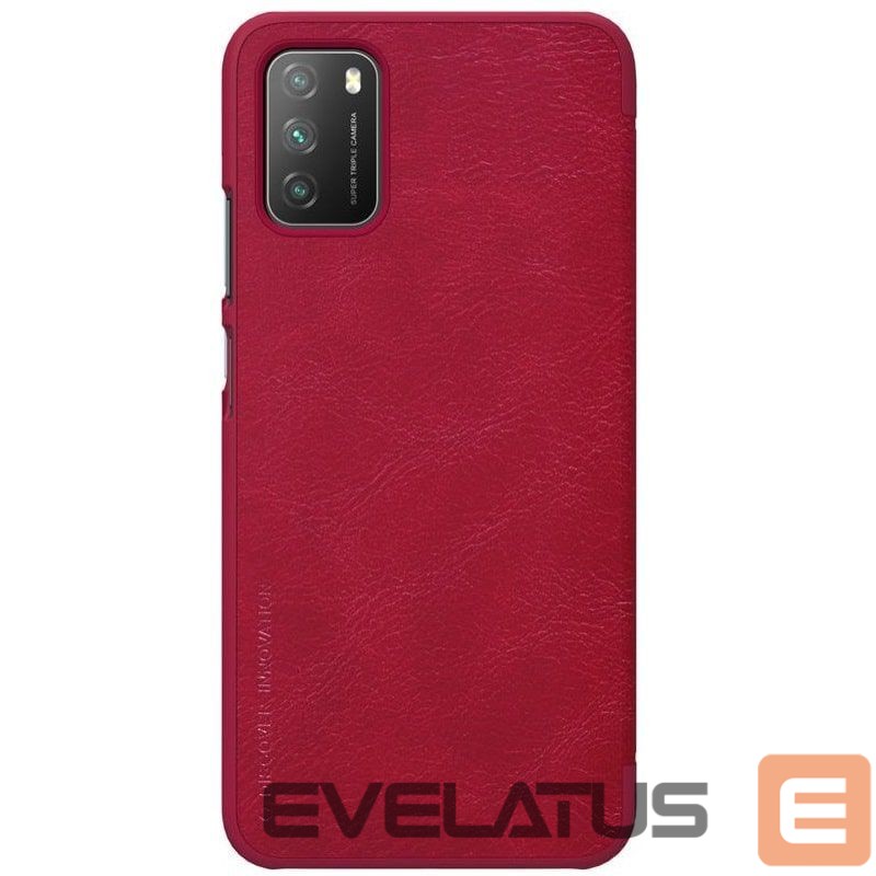 Kaaned - kaaned Nillkin Poco M3 Qin Book Case Red