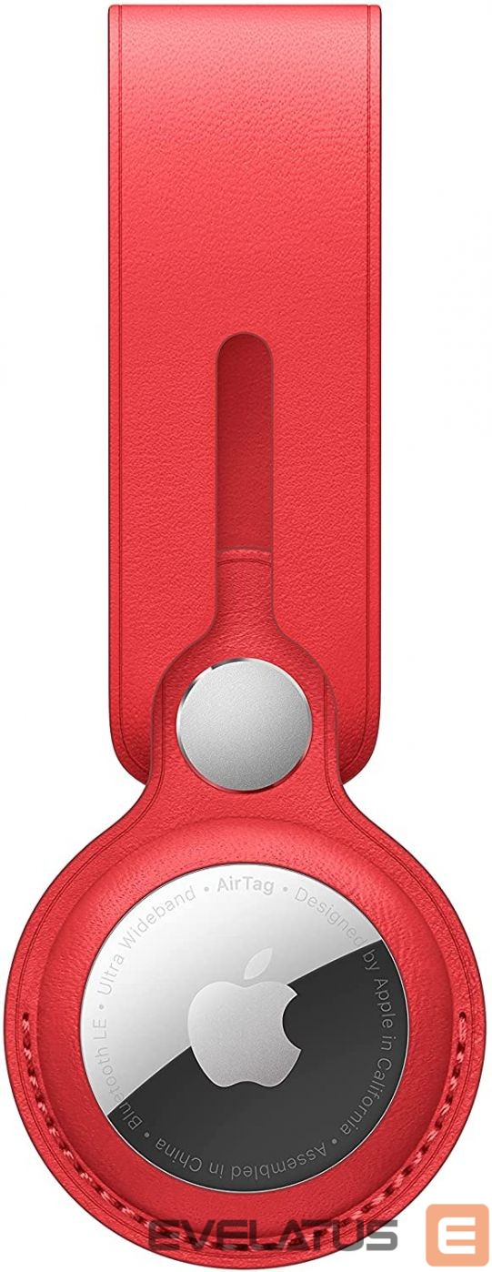 Nutika sildi tarvik Apple - AirTag Leather Loop Red