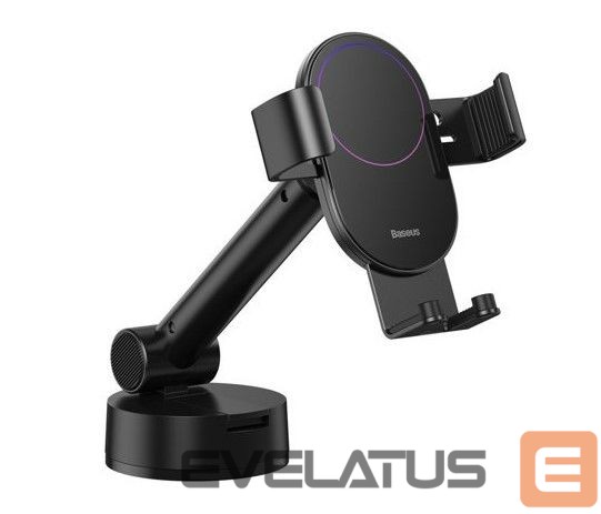 Automaatne hoidja Baseus Gravity Car Mount Dashboard Windshield Phone Bracket Holder Black