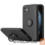 Tagakaaned iLike Apple IPHONE 14 PRO MAX SILICONE RING Black