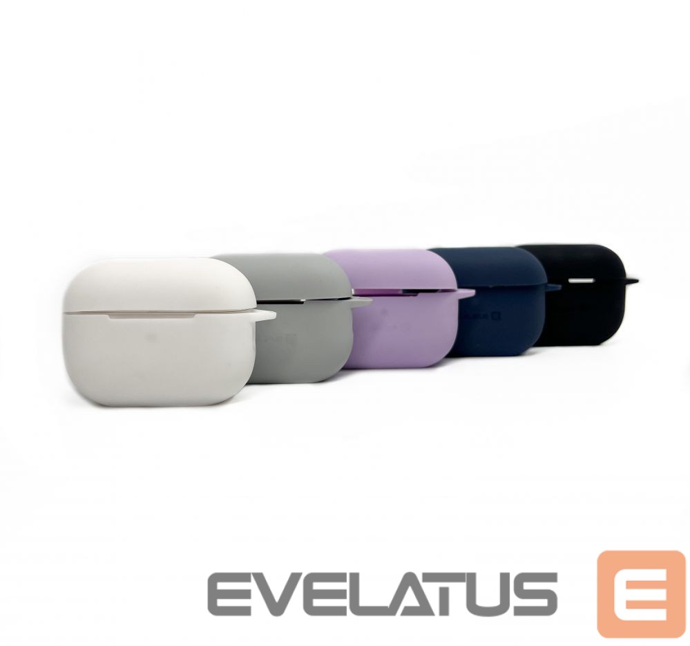 Korpus kõrvaklappidele Evelatus Apple AirPods 3 Silicone Case Black