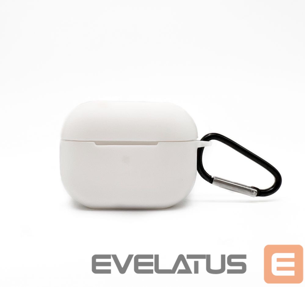 Korpus kõrvaklappidele Evelatus Apple AirPods Pro 2 Silicone Case White