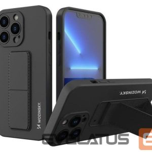 Tagakaaned Wozinsky Apple iPhone 13 Pro silicone case with stand Kickstand Case Black