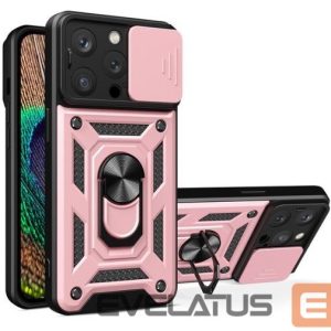 Tagakaaned iLike - iPhone 14 Pro Max Armor Camshield case Pink