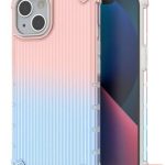 Tagakaaned iLike Apple iPhone 14 pink and blue armored Protect Case Blue