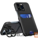 Tagakaaned iLike Apple iPhone 14 Pro Leather Stand Case cover card wallet with stand Black