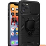 Tagakaaned iLike Apple IPHONE 14 PRO MAX RING LENS CASE Black