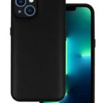 Tagakaaned iLike Apple IPHONE 14 LEATHER 3D CASE Black