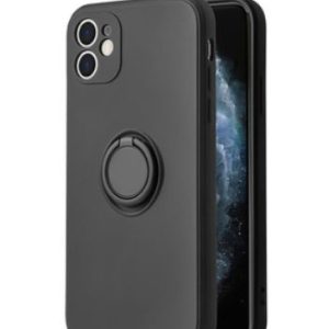 Tagakaaned iLike Apple IPHONE 12 PRO SILICONE RING Black