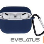 Korpus kõrvaklappidele iLike Apple Case for Airpods Pro 2 dark blue with hook