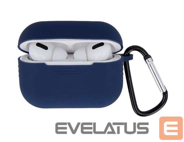 Korpus kõrvaklappidele iLike Apple Case for Airpods Pro 2 dark blue with hook