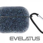 Korpus kõrvaklappidele iLike Apple Caviar case for Airpods / Airpods 2 graphite