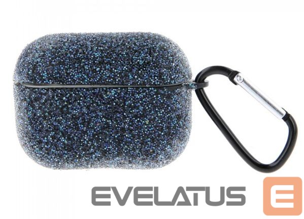 Korpus kõrvaklappidele iLike Apple Caviar case for Airpods / Airpods 2 graphite