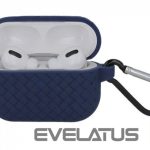Korpus kõrvaklappidele iLike - Braid case for Airpods / Airpods 2 navy blue