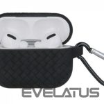 Korpus kõrvaklappidele iLike - Braid case for Airpods / Airpods 2 black