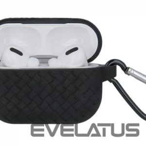 Korpus kõrvaklappidele iLike - Braid case for Airpods / Airpods 2 black