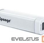Väline aku Sponge  Power Bank 2600 mAh White