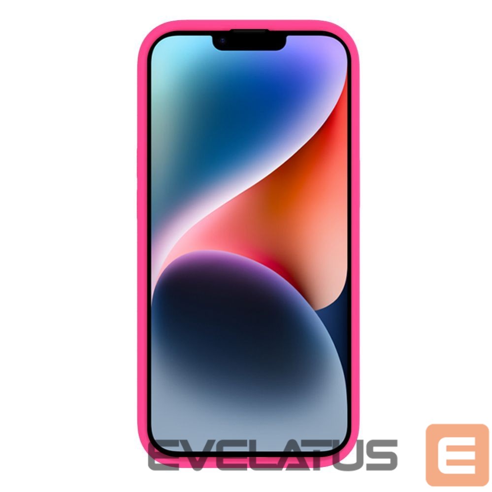 Tagakaaned Evelatus Apple iPhone 15 Plus Premium Soft Touch Silicone Case Pink