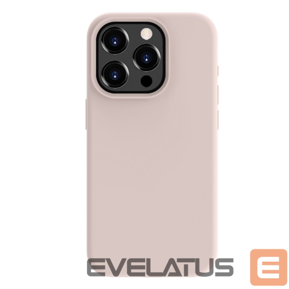 Tagakaaned Evelatus Apple iPhone 15 Pro Premium Soft Touch Silicone Case Pink Sand