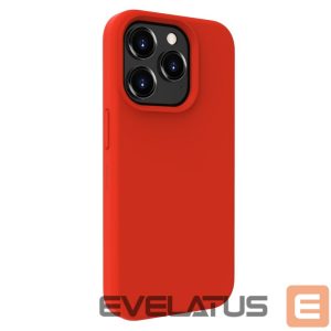 Tagakaaned Evelatus Apple iPhone 15 Pro Premium Soft Touch Silicone Case Red