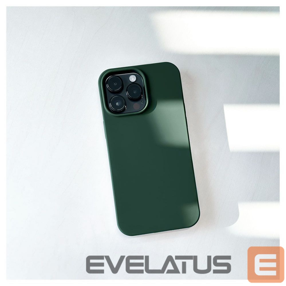 Tagakaaned Evelatus Apple iPhone 15 Pro Max Premium Soft Touch Silicone Case Dark Olive