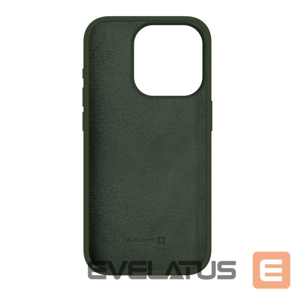 Tagakaaned Evelatus Apple iPhone 15 Pro Max Premium Soft Touch Silicone Case Dark Olive