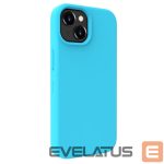 Tagakaaned Evelatus Apple iPhone 15 Premium Magsafe Soft Touch Silicone Case Cyan Blue
