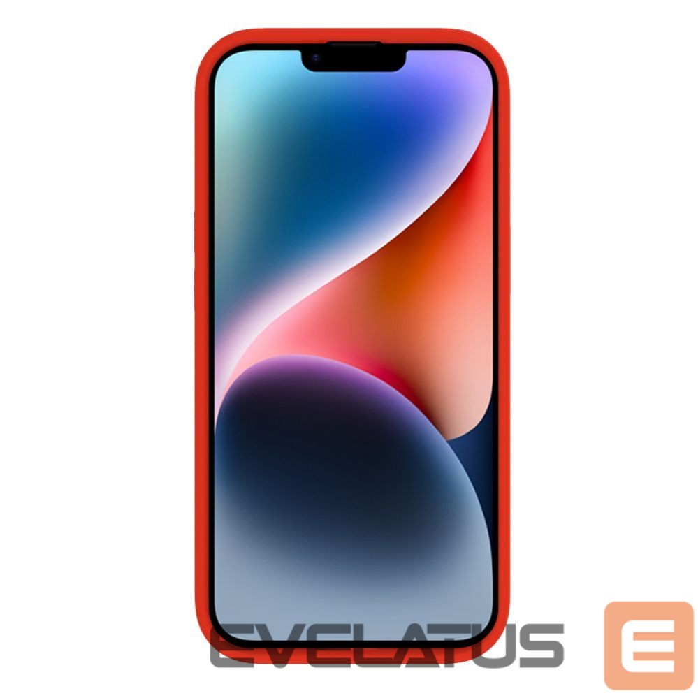 Tagakaaned Evelatus Apple iPhone 15 Premium Magsafe Soft Touch Silicone Case Red