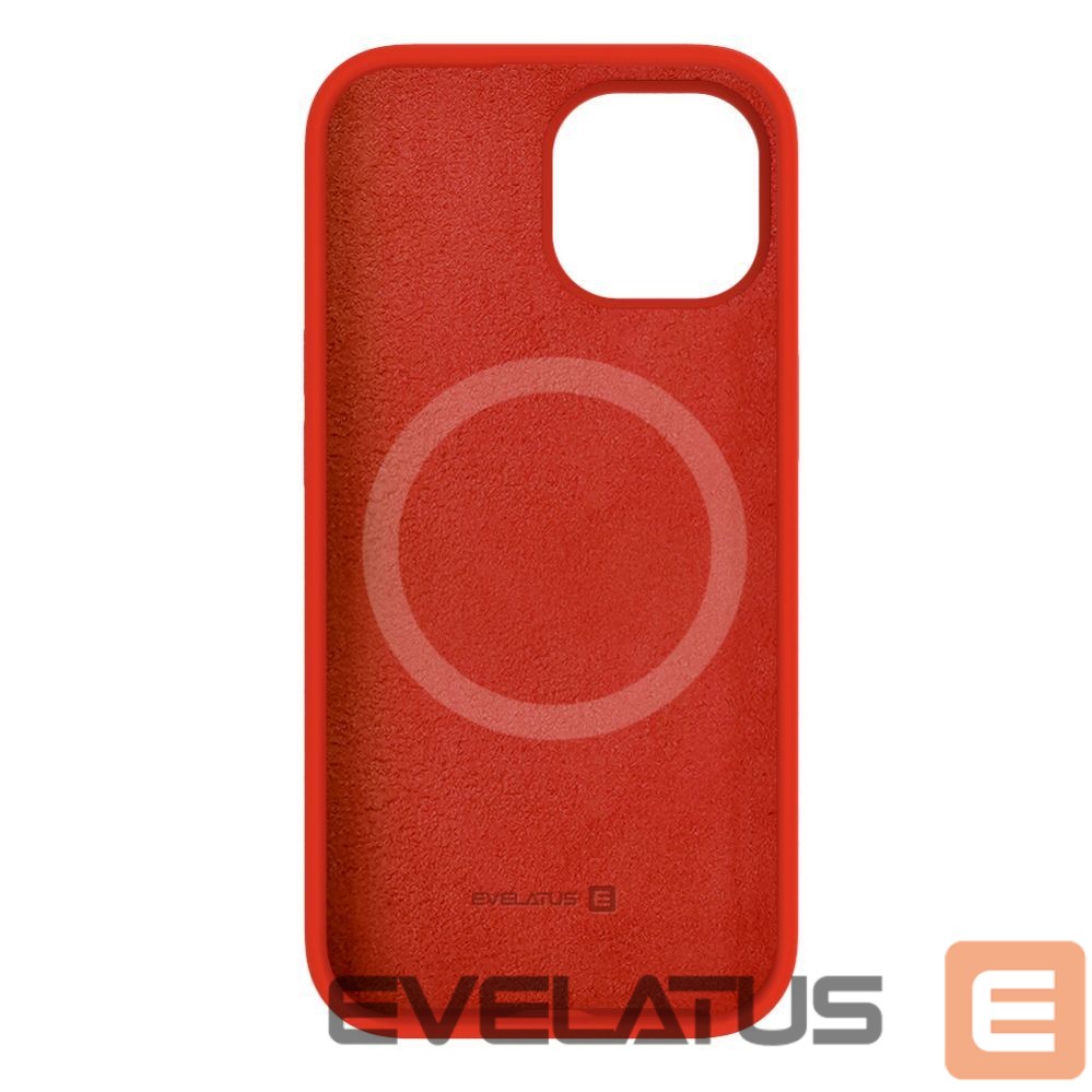 Tagakaaned Evelatus Apple iPhone 15 Premium Magsafe Soft Touch Silicone Case Red