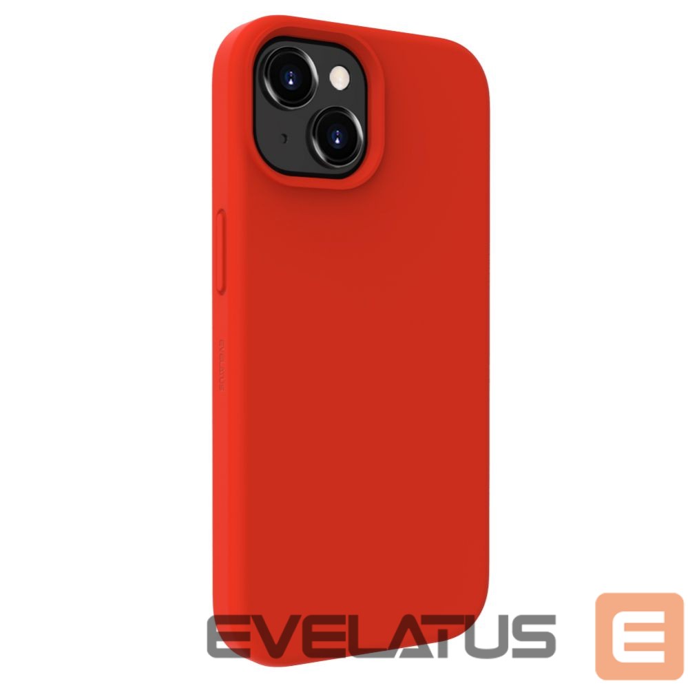 Tagakaaned Evelatus Apple iPhone 15 Premium Magsafe Soft Touch Silicone Case Red