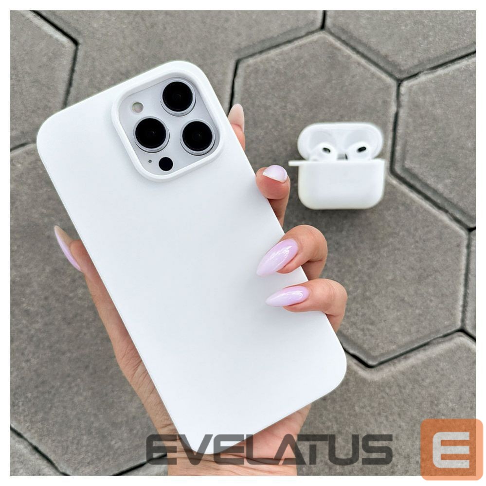 Tagakaaned Evelatus Apple iPhone 15 Pro Premium Magsafe Soft Touch Silicone Case White
