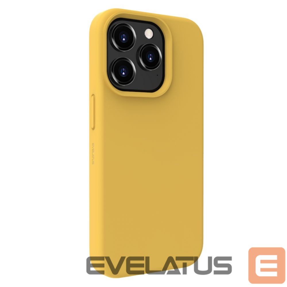Tagakaaned Evelatus Apple iPhone 15 Pro Max Premium Magsafe Soft Touch Silicone Case Gold