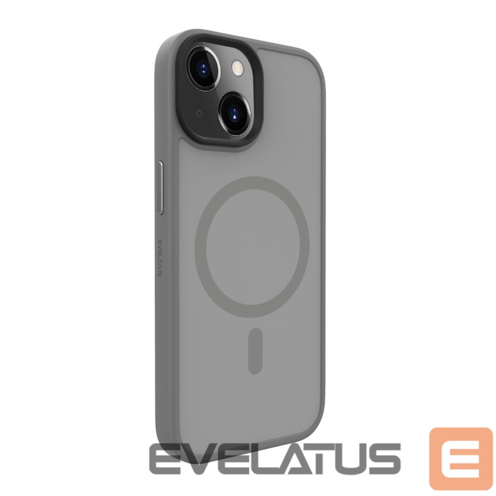Tagakaaned Evelatus Apple iPhone 15 Hybird Case With Magsafe PC+TPU Silver