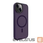 Tagakaaned Evelatus Apple iPhone 15 Hybird Case With Magsafe PC+TPU Deep Purple