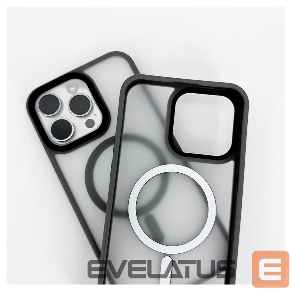 Tagakaaned Evelatus Apple iPhone 15 Pro Hybird Case With Magsafe PC+TPU Silver