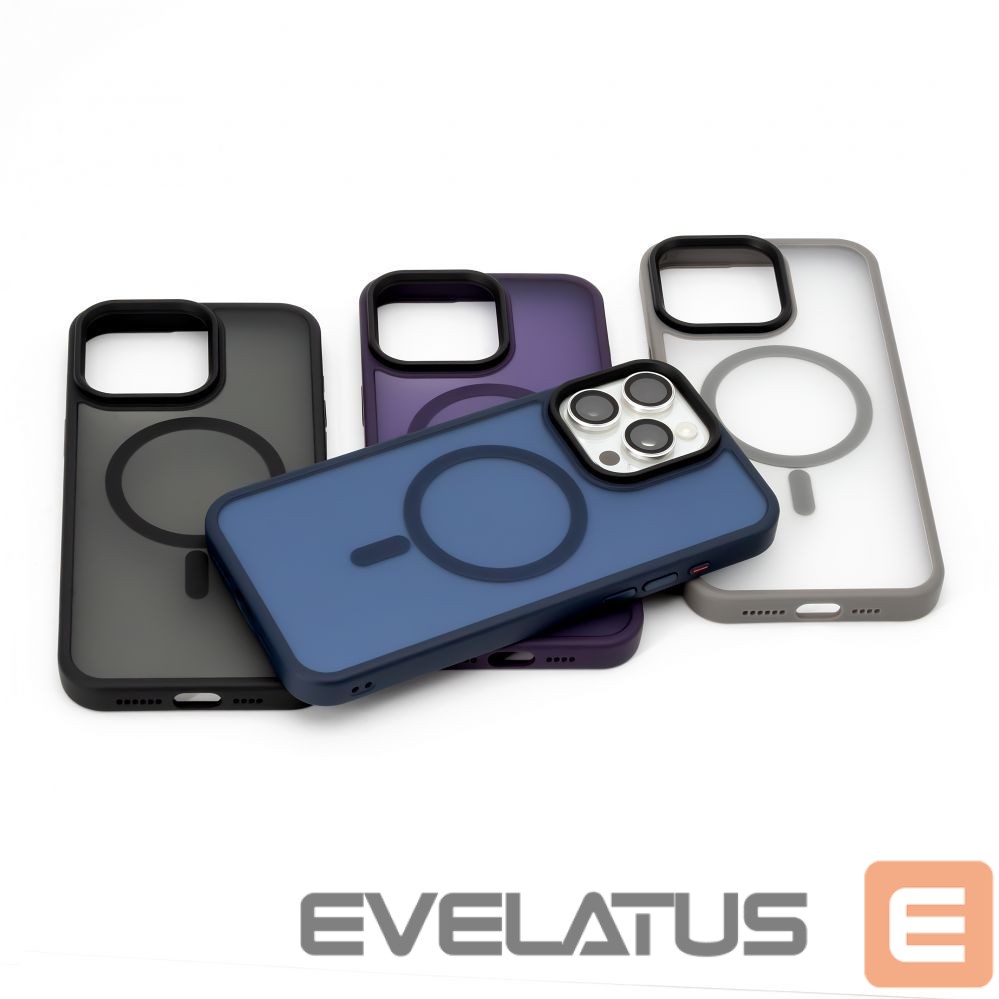 Tagakaaned Evelatus Apple iPhone 15 Pro Hybird Case With Magsafe PC+TPU Silver