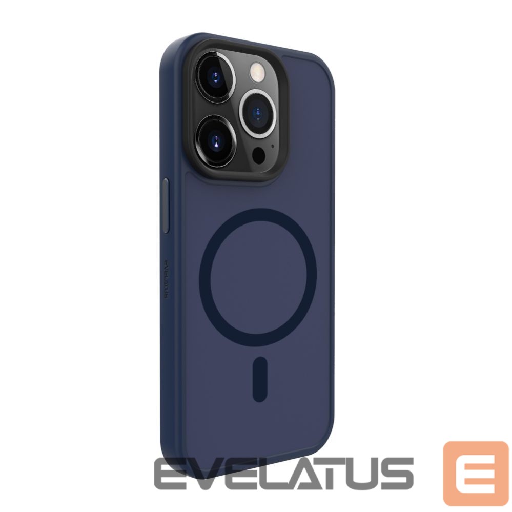 Tagakaaned Evelatus Apple iPhone 15 Pro Max Hybird Case With Magsafe PC+TPU Dark Blue