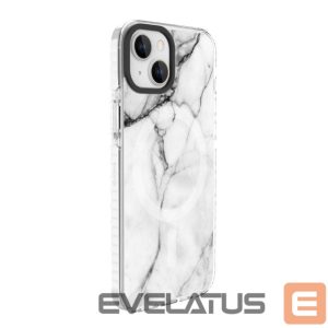 Tagakaaned Evelatus Apple iPhone 15 PC+TPU With MagSafe Customized Print Marble White
