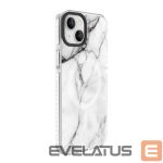 Tagakaaned Evelatus Apple iPhone 15 Plus PC+TPU With MagSafe Customized Print Marble White