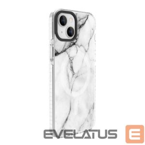 Tagakaaned Evelatus Apple iPhone 15 Plus PC+TPU With MagSafe Customized Print Marble White